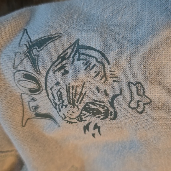 Fox Racing Blue-Gray Hoodie - Picture 4 of 4